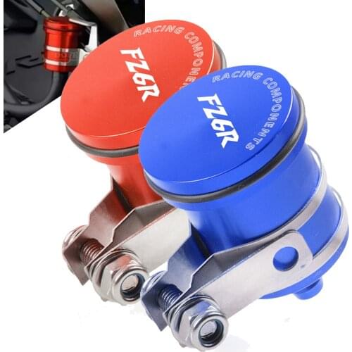 Motorcycle Brake Fluid Reservoir Clutch Cylinder Tank Oil Fluid Cup for Yamaha FZ6R 2009-2017 2010 2011 2012 2013 2014 2015 2016