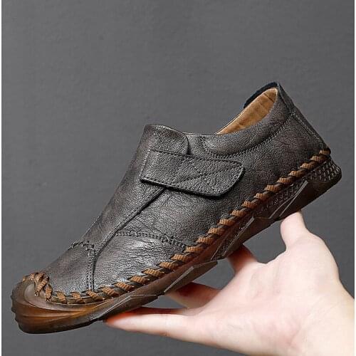 Men Shoes Mens Casual Shoes Hot Sale Loafers Men Shoes Quality Leather Shoes Men Flats Moccasins Shoes Big Size 38-47