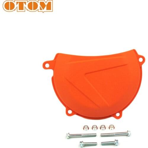 OTOM Motorcycle Clutch Cover-BG02 Plastic Orange Protective Containment Guard For KTM XCF SXF EXC XCW HUSQVARNA FC FS FE 450