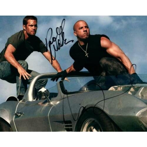 Paul Walker MOVIE Signed Photo Art Film Print Silk Poster for Your Home Wall Decor 24x36inch