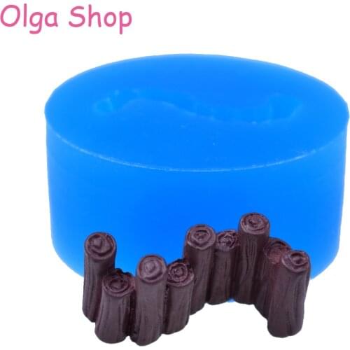 PYL566 30.7mm Garden Wooden Fence Silicone Mold - for Cake Decoration Craft Sugarcraft Chocolate Resin Polymer Clay Handmade