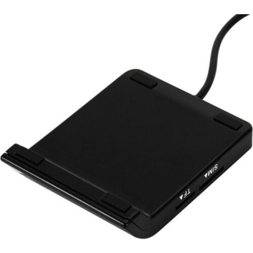 USB Smart Card Reader For Bank Card IC/ID EMV SD TF MMC Cardreaders USB-CCID ISO 7816 for Windows 7 8 10 Linux OS