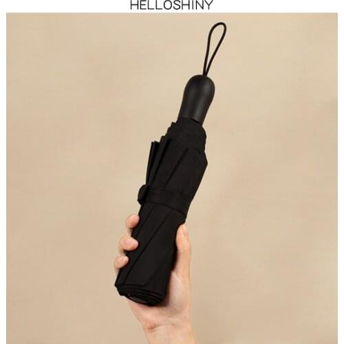 Semi Automatic Wind Resistant Strong Outdoor Foldable Umbrella Jewerly Black Windproof Paraguas Plegables Umbrellas BG50US