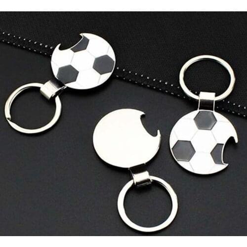100pcs/lot Bottle Opener Keychains Key rings Car Key holder Soccer Fans Fashion Creative Gifts lin4632