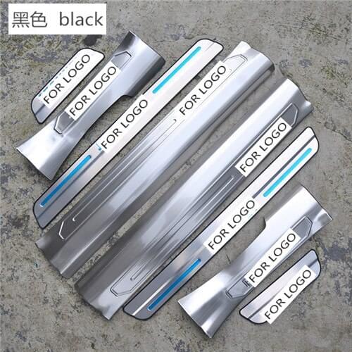 4PCS-8PCS/SET Lengthened stainless steel Scuff Plate / Door Sill For Renault Kadjar 2016 2017 2018 Car styling