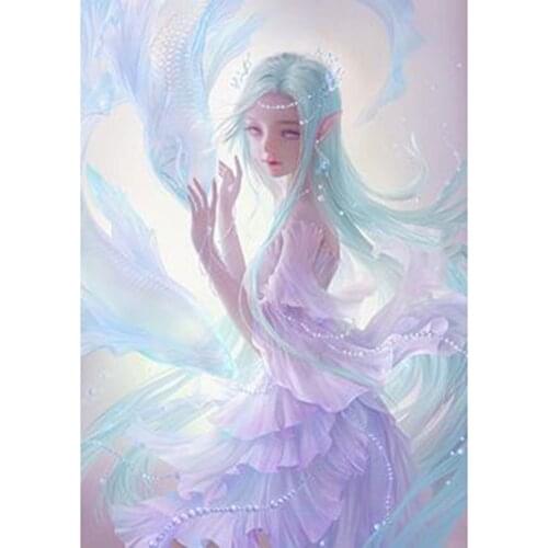 Anime Character Portrait Girls Diamond Painting Cross Stitch Full Diamond Embroidery Bedroom Decoration Handmade Products GJ322