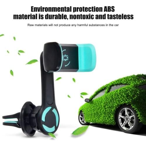 Car Phone Holder Air Vent Rotatable Telescopic Phone Clip with Extension Rod Navigation Stand VDX99