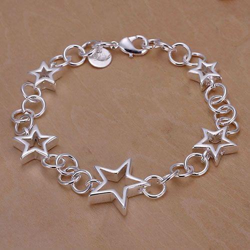Free shipping 925 sterling silver jewelry bracelet fine fashion bracelet top quality wholesale and retail SMTH178