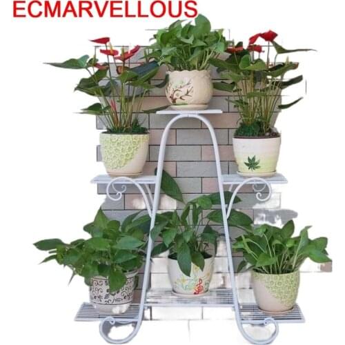 Balkon Dekorasyon Planten Rek Decorative Support Plante Metal Raflar Shelves Stand Balcon Balcony Flower Shelf Plant Rack
