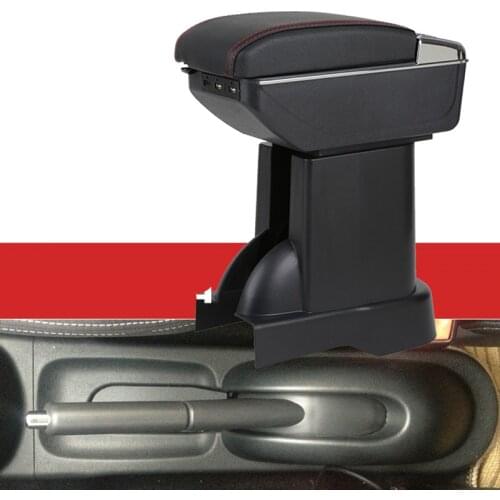 For Suzuki Alto Armrest Box 2008 ~ 2016 Universal Car Central Armrest Storage Box cup holder ashtray modification accessorie