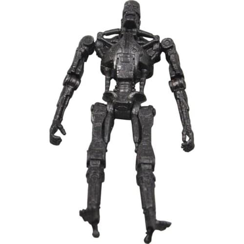 10cm T-800 Terminator Judgment Day Endoskeleton Bobble PVC Action Figure Toys