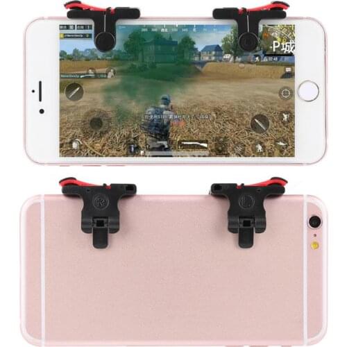 2pcs Mobile Phone Gaming Trigger Gamepad PUBG Button Handle For L1R1 Shooter Controller Keypads Grip For IPhone Android Phone