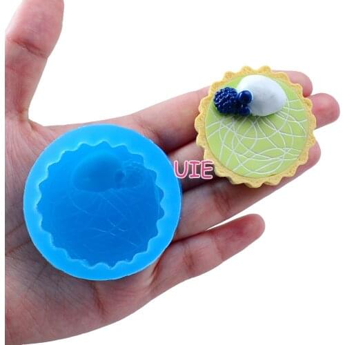 GYL508U 42.8mm Simnel Silicone Mold Fondant Cake Decoration Candy Resin Clay Earrings Necklace Craft Soap Candle FOOD SAFE