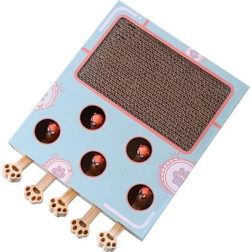 Cat Toys Cat Scratcher Kitty Interactive Toy Multifunctional Hamster Corrugated Cats Scratch Board Funny Cats Toy Pet Supplies