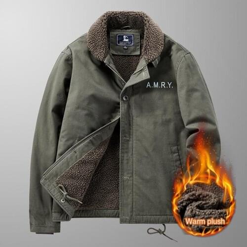 Men Military Bomber Fleece Inner Jacket Coats 2021 New Autumn Winter Thick Warm Tactical Pilot Militory Jacket Cargo Coat 5XL