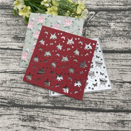 Square butterfly Frame Craft Metal Cutting Dies For DIY Scrapbooking Album Embossing Paper Cards Decorative Crafts
