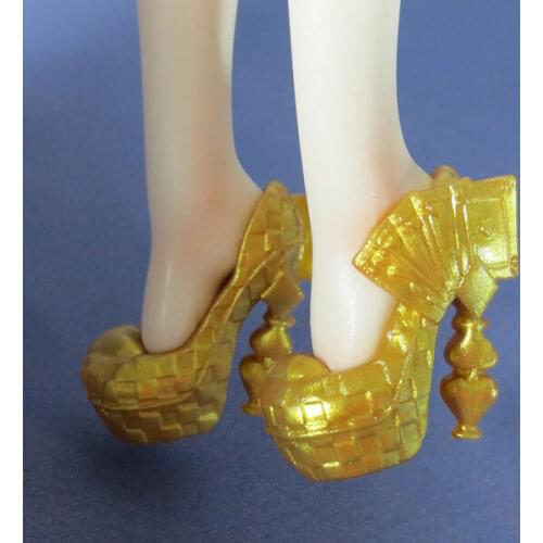 1/6 Scale Fashion Yellow Womens High-heel Shoe F 12" Female Figure Body