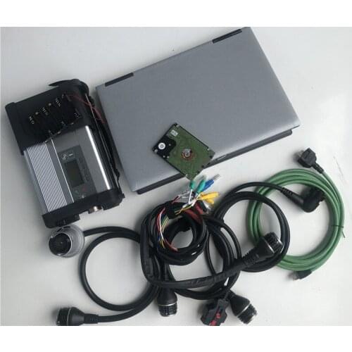 MB Star C5 SD Connect with HDD Software 03-2021v D630 Laptop Used Computer for Dell MB Star SD Cars and Trucks Diagnostic Tool