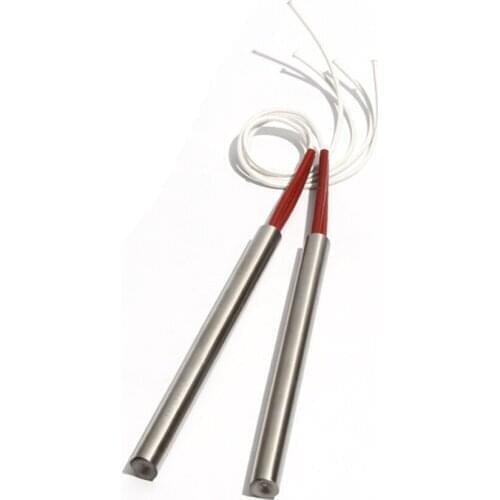 5PCS 18mm Diameter 140~160mm Length Single Head Dual Heating Tube 304SUS Cylindrical Cartridge Heater 800/820/900W Electric Part