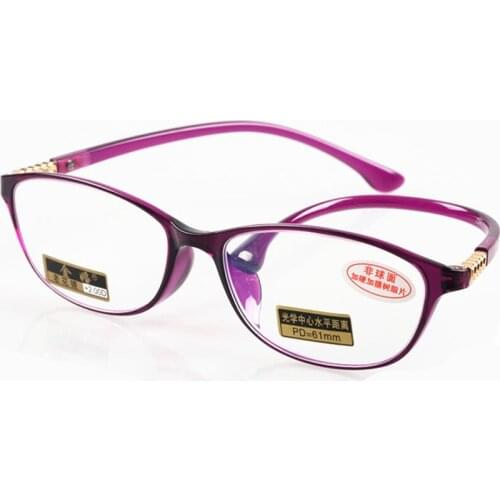 Ultralight Reading Glasses Women Oval Tr90 Full-rim Frame Bendable Fashion Anti Blu Ray +1 +1.5 +2 +2.5 +3 +3.5 +4