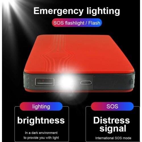Car Jump Starter Power Bank 12V 8000/10000mah Auto Starting Device Pack Batterie Portable Emergency Car Battery Booster Charger
