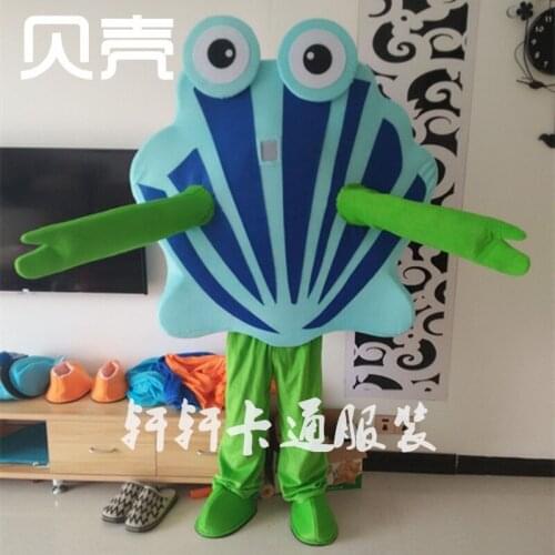 Blue Shell Cartoon Mascot Costumes for Sale Adult Size Halloween Outdoor Decorations for Carvinal Party Welcome Openning Gift
