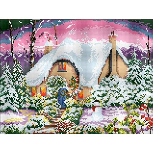 Craft Needlework Diy Handicrafts City Landscape Diamond Painting Beach Painting Diamond Embroidery Square Drill Mosaic Picture
