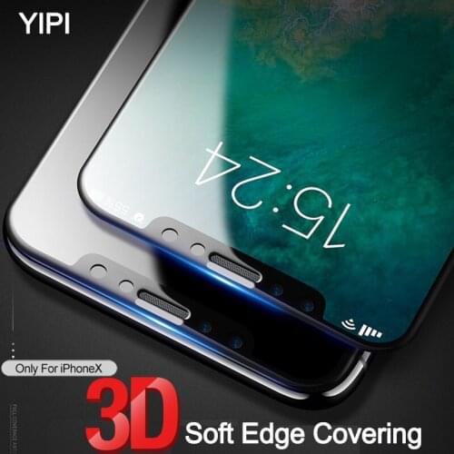 YIPI Full Cover Tempered Glass Screen Protector for iPhone x 8 8 plus Glass Protective Film For iphone x 8 plus
