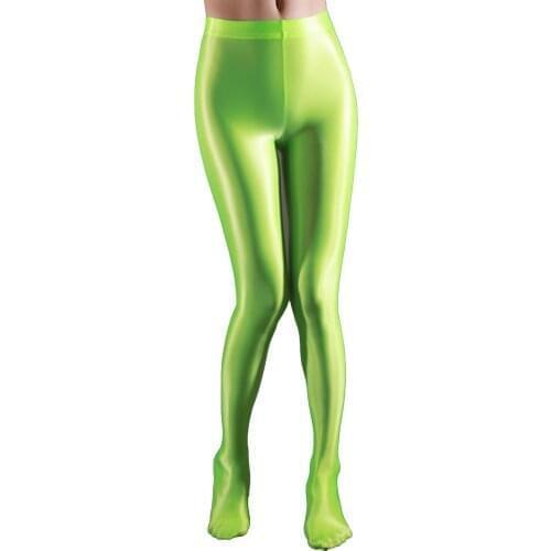 Women Fashion Dance Legging Glossy Pantyhose Ultra Thin Ballet Yoga Pants Female Training Fitness Workout Sports Trousers Tights