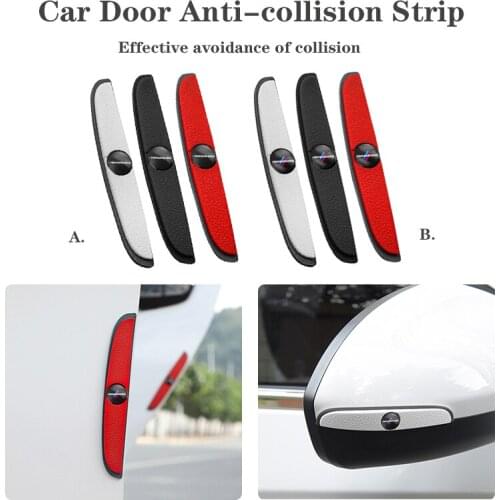 4Pcs Car Styling Door Bumper Strip Anti-Scratch For BMW Performance F10 E46 E60 E90 E39 E87 E36 E92 E91 X1 X2 X3 X4 X5 GT G30