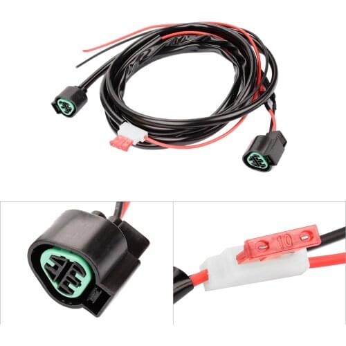 YUNPICAR 12V Car LED Controller Daytime Running Light Lamp With 10A Inline Fuse DRL Wire Kit for Hyundai Tucson (1PCS)