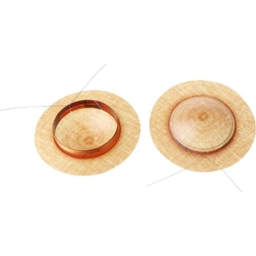 C1FB 2pcs 25.5mm Tweeter Voice Coil Horn Treble Speaker Resin Sound Film Diaphragm