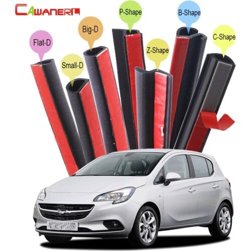 Cawanerl Car Styling Rubber Sealing Strip Kit Weatherstrip Seal Edge Trim For Vauxhall Agila Astra Corsa Monaro Signum