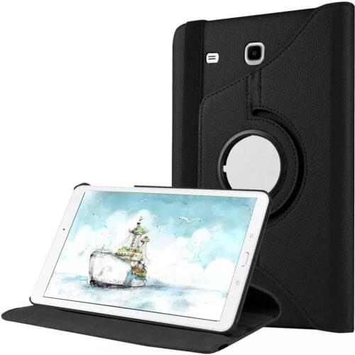 360 Degree Rotating Tablet Cover Case For Samsung Galaxy Tab E 9.6 (Model Number: SM-T560 SM-T561 SM-T560NU)