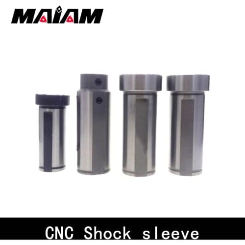Cnc Shockproof tool sleeve shock set d20 d25 d32 4 5 6 8 10 12 14 16 18 20 diameter reducing turning tool rod tool sleeve clamp
