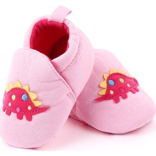 Autumn Baby Shoes Boys Girls Breathable Anti-Slip Cartoon Dinosaur Toddler Soft Soled Shoes 0-12M baby shoes walking shoe