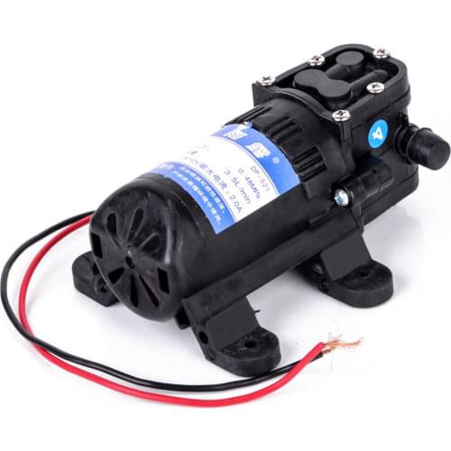 Durable DC 12V 70PSI 3.5L/min Agricultural Electric Water Pump Black Micro High Pressure Diaphragm Water Sprayer Car Wash 12 V