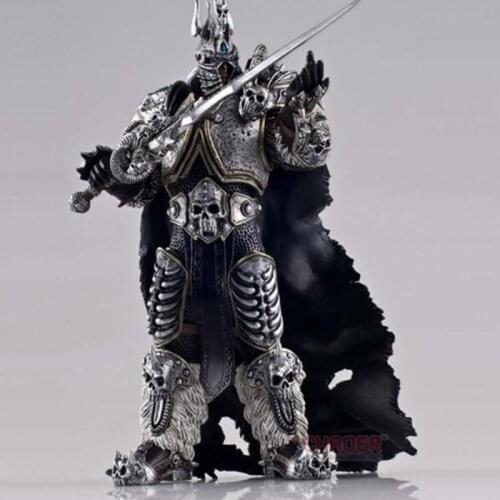 7 inches Toys DC7 Game WOW Fall Of The Lich King Arthas MENETHIL PVC Anime Action Figure Model For Children Fans Birthday Gift