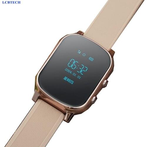 GPS Tracker Watch For Kids Child GPRS Bracelet Google Map SOS Button AGPS GSM Wristband Personal Tracking Two Way Communication