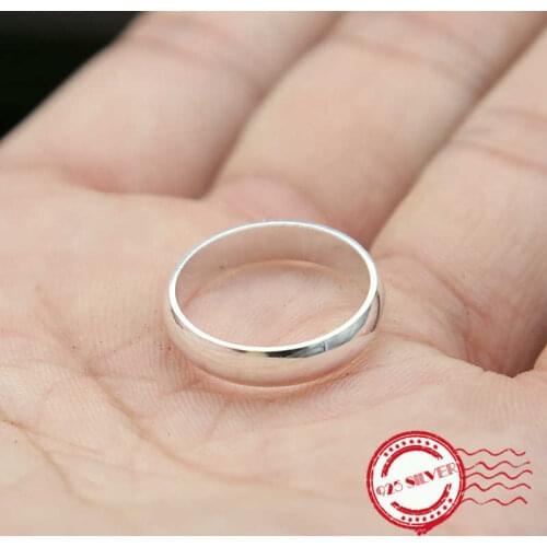 S925 sterling silver ring personality fashion classic jewelry Exquisite glossy styling 2020 new life love gift