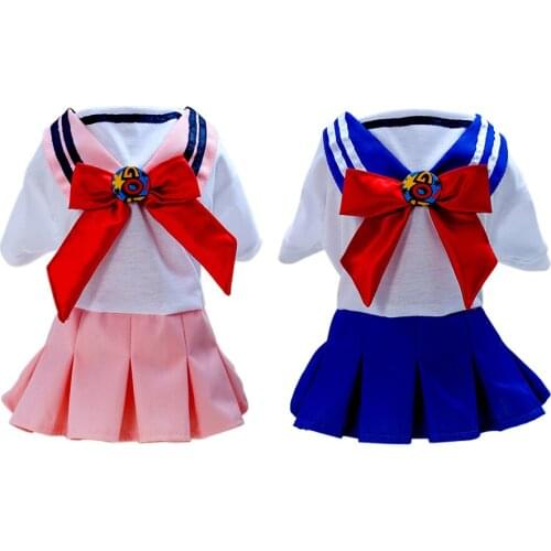 Lovely Puppy Skirt Dress Party Clothes Uniform Skirt For Small Pet Dog S,M,L