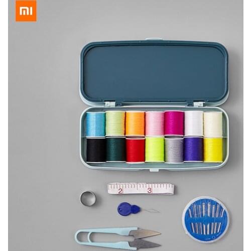 Youpin Household high-end sewing box multi-color thread set sewing kit small portable multi-function hand sewing needle storage