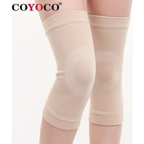 1 Pair Pressure Reducing Ring Knee Braces Thin Pads Support COYOCO High Elastic Sports Kneepads Summer Air Conditioning Room