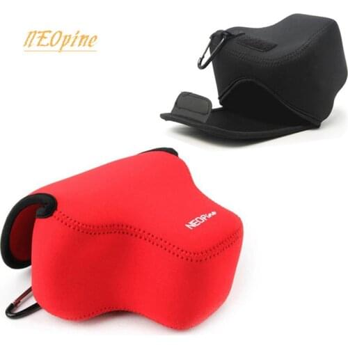 Portable Neoprene Camera Bag For Sony RX10 Cyber-Shot RX10 RX10M2 RX10II DSC-H200 HX200 Camera Case protective Cover Pouch