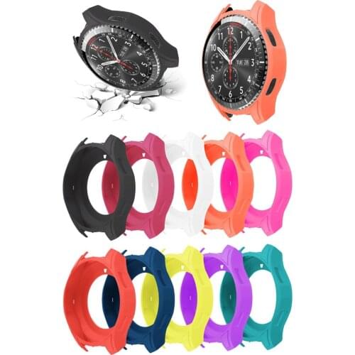 Shock Proof Watch Shell for Samsung Galaxy Watch 46mm Silicone Protective Cover for Samsung Gear S3 Frontier R760 Case