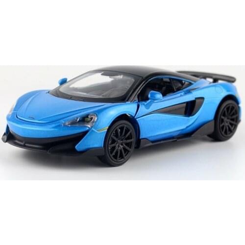 RMZ City Toy/Diecast Model/1:32 Scale/Mclaren 600LT/Pull Back/Sound & Light/Doors Openable/Car/Educational Collection/Gift/Kid