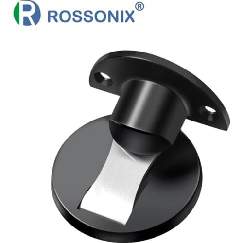 ROSSONIX Upgraded Door Stopper Stainless Steel Door Stop Magnetic Door Holder Toilet Glass Hidden Doorstop Furniture Hardware