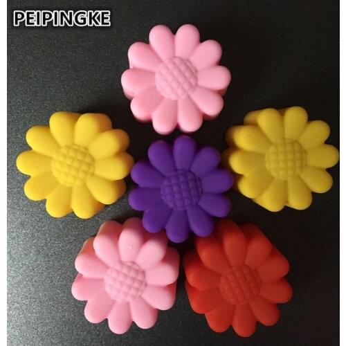 5PCS silicone cake mould 3cm sunflower silicone chocolate mold flowers cupcake mold baking tools DIY Kitchen
