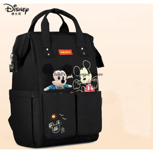 Disney Baby Carrying Bag Back Milk Bag Mommy Bag Multifunctional Large Capacity Backpack with Maternity Bag