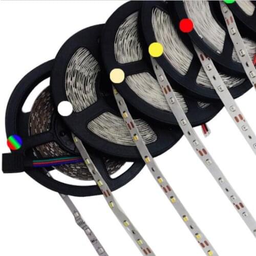 LED Strip 2835 flexible strip light non waterproof 5M 12v 300leds Led Ribbon Tape Home Decoration Lamp